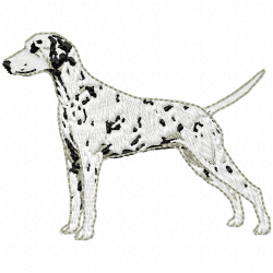 Dogs Embroidery Design 7